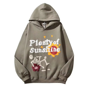 เสื้อฮู้ดพิมพ์ลายพัฟฟ์แบบหนา พร้อมผ้าพรีเมียมเนื้อหนา ทนทาน และการพิมพ์ลายนูน 3 มิติคุณภาพสูง - Product Image 1