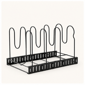 Pots and Pans Organizer <b>Rack</b> for Under Cabinet <b>Kitchen</b> <b>Storage</b> Metal Pan Holder & Pot Lid <b>Rack</b> for Pantry Organization - Product Image 6
