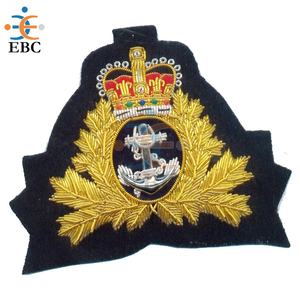 Badges de broderie faits à la main, écusson de poitrine brillant, accessoires d'uniforme, Badges de broderie OEM, accessoires textiles, Badges de broderie - Product Image 1