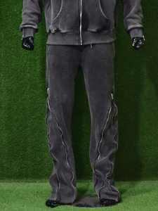 Chándal de 500GSM con hombros caídos para otoño/invierno, fabricante de sudaderas deportivas personalizadas. - Product Image 2