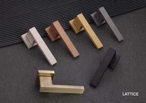 sound dampening commercial split leverset premium <b>low</b> decibel mortise latch luxury architectural residential fitting - Product Image 1