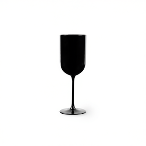 Set di 6 Calici da Vino Excelsa in Vetro Nordico da 41 Cl con Stelo Lungo Nero - Product Image 3