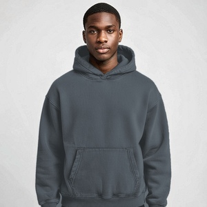 Sudadera vintage personalizada con construcción de algodón polar y detalles de pedrería para marcas de ropa estadounidenses - Product Image 2