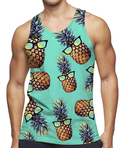 Camiseta sin Mangas para Hombre, Sublimada, de Alto Rendimiento, Ultraligera, Transpirable, de Secado Rápido, para Entrenamiento Físico - Product Image 1