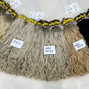 Extensiones de cabello humano vietnamita ondulado, color natural y colores claros, disponibles en tamaños de 8 a 32 pulgadas. - Product Image 4