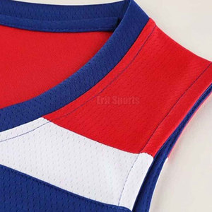 Uniforme de Baloncesto para Hombre, Estilo Nuevo, Transpirable, 100% Poliéster, Personalizado con Impresión, Sin Mangas, de Alta Calidad, ERIT SPORTS - Product Image 4