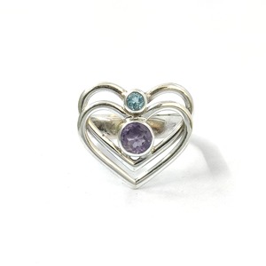 Bague de mode à double pierre 4,6 grammes - Product Image 1