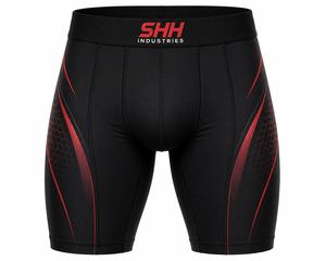 Custom Men Compression Shorts Quick Dry Stretch Gym Fitness Running Training Sports Base Layer Tights OEM Wholesale Manufacturer - Product Image 1