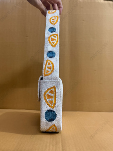 Sac à bandoulière artisanal en perles de fruits oranges pour femmes, vente en gros |   Fabricant de sacs à main personnalisés en perles de rocaille - Product Image 5