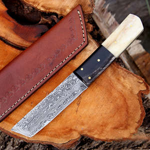 Cuchillo de Caza Utilitario de Acero Inoxidable Premium con Mango de Hueso de Camello, Personalizable OEM, Estilo Antiguo, Edición de Coleccionista, EDC para Exteriores - Product Image 6