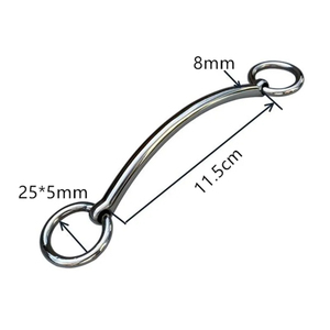 บิตม้าสแตนเลสแบบวงแหวนขนาดเล็ก 11.5 ซม. - Product Image 4