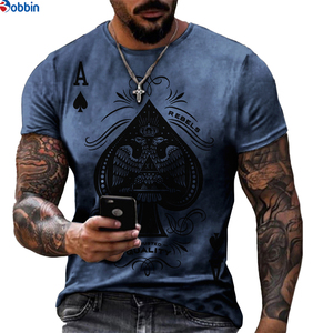 T-shirt à impression par sublimation, t-shirt à manches courtes pour homme et femme, t-shirt décontracté à impression 3D créative, col rond, design graphique - Product Image 2