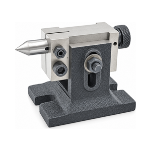 Table rotative horizontale et verticale de 80 mm à 4 emplacements avec mandrin auto-centrant à 3 mors de 65 mm, plaque arrière M14x1, écrous en T et boulons pour fraisage - Product Image 1