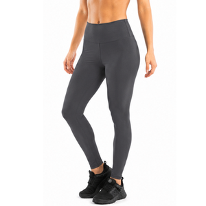 Nylon Spandex Solid Fitness <b>Tights</b> High Rise Full Length Women Sports Leggings Workout Running Athleisure Wear Pants - Product Image 1