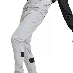 Custom Unisex Full <b>Zip</b> <b>Hooded</b> Tracksuit Set 2-Piece Tri-Color Pullover Windbreaker Jogger Pants Water-Resistant - Product Image 3
