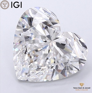 Diamante Cultivado en Laboratorio CVD con Certificado IGI, Color E Claridad VVS1, 5.02 Quilates, Corte Corazón Perfecto, Regalo de San Valentín para Mujer - Product Image 1