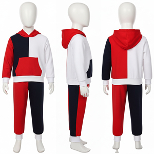 Conjuntos de Ropa para Niños Unisex con Etiqueta Personalizada al por Mayor 2026, Sudadera con Capucha, Corte Ajustado, Informal, de Forro Polar 100% - Product Image 1