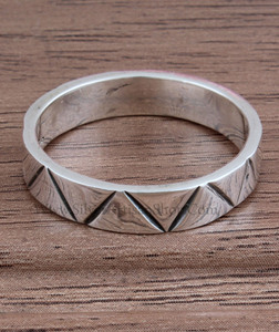 Anillo de Plata de Ley 925 para Mujer y Hombre, Anillo Minimalista de Plata Lisa, Anillo Apilable para Boda, Joyería de Plata al por Mayor - Product Image 3