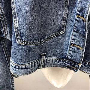 Chaqueta vaquera corta de moda para mujer, estilo ajustado, informal y moderno - Product Image 6