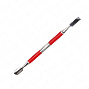 Dual Color Stainless Steel Manicure Set Double Ended Cuticle Pusher Dead Skin <b>Cleaning</b> Remover <b>Tool</b> for Nail Care - Product Image 5