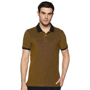 เสื้อกอล์ฟผู้ชาย คอโอ ทรงหลวม แขนสั้น ผ้าโพลีเอสเตอร์/คอตตอน แบบเรียบ สำหรับขายส่ง ผลิตจากผ้าถักแบบซักได้ เป็นมิตรต่อสิ่งแวดล้อม - Product Image 6