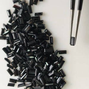 Onyx noir naturel 5x2.5MM taille baguette, pierres précieuses en vrac de qualité supérieure pour la fabrication de bijoux, Red Mountain Gems - Product Image 3