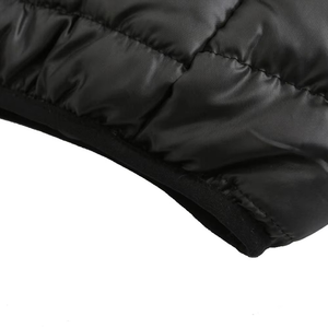 Chaqueta Acolchada Negra para Hombre, Cortavientos, Gruesa, para Invierno, con Cuello Alto, Cierre de Cremallera, Estilo Casual, Corte Ajustado - Product Image 5