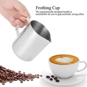 แก้วนมสแตนเลสมีหูจับและขีดบอกปริมาณ สำหรับใช้ในบ้าน ขายส่งจากอินเดีย - Product Image 5