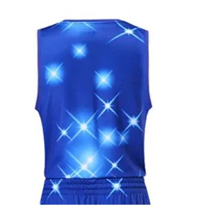 Uniforme de Baloncesto Unisex Personalizado con Transferencia de Calor, 100% Poliéster, Sin Mangas, Transpirable, de Secado Rápido, Impresión 3D, Superventas - Product Image 5
