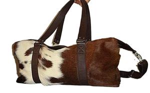 Bolsa de Viaje de Cuero Genuino RIMZA INDUSTRIES con Cierre de Cremallera, Amplio Espacio de Almacenamiento y Asas Cómodas para Hombres y Mujeres - Product Image 2