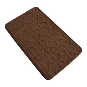 Wholesale Super Dry 100% Cotton <b>Bath</b> Towel High Absorption Knitted Plaid Pattern Home & Hotel Use <b>Non</b>-<b>Slip</b> PVC-coated Backing - Product Image 3