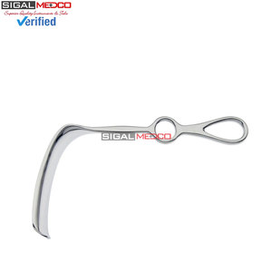 Retractor Doyen con Hoja Curva Ancha, Instrumento Quirúrgico para Procedimientos Abdominales, Acero Inoxidable de Grado Médico - Product Image 2