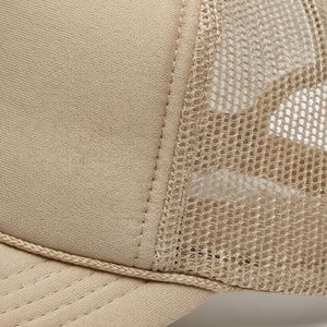 Gorras de béisbol trucker de malla color bronceado, de algodón, con visera, de ajuste flexible, unisex, para hombre y mujer, para exteriores, de moda, para actividades al aire libre, de alta calidad. - Product Image 5