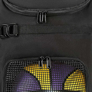 Sac d'entraînement de basketball, grand sac à dos de sport avec porte-ballon dédié, compartiment séparé pour chaussures, rangement spacieux pour équipement - Product Image 6