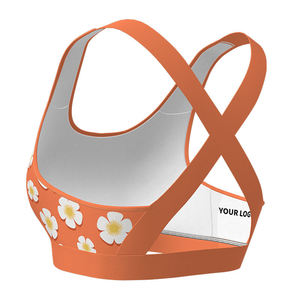 Soutien-gorge de sport à maintien élevé pour femme, antichoc, rembourré, sans armatures, pour l'entraînement, la course et le fitness, type crop top, pour le marché européen - Product Image 2