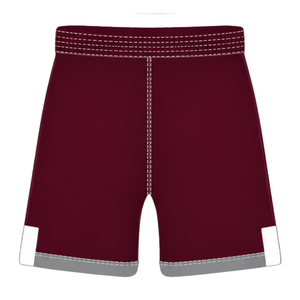 Pantalones Cortos de Rugby Blancos y Borgoña, Cintura Elástica con Cordón, Ropa Deportiva Ligera para Entrenamiento, Partidos y Equipos - Product Image 2