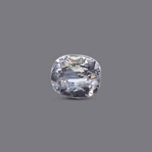 Loose 4.1 Carat White Zircon Gemstone-Lab Created Synthetic for Fine Jewelry - Product Image 1