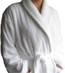 Bata de Baño de Manga Larga para Hombre, 100% Algodón de Rizo, Transpirable, Gruesa, Ligera y de Secado Rápido - Product Image 5