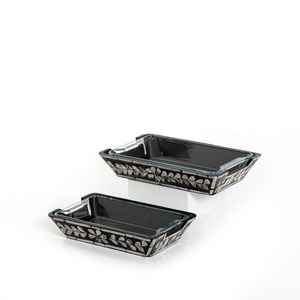 Nueva Bandeja Rectangular de Madreperla Pulida Hecha a Mano, Ecológica y Duradera, Platos para Té, Apta para Lavavajillas, Ideal para Fiestas - Product Image 2