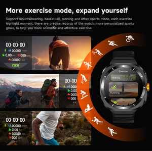 Smartwatch F7 Ultra con Controllo Salute 24/7, Bussola, Batteria Grande da 300mAh, GPS e Notifiche in Tempo Reale per Avventure all'Aperto ed Escursionismo - Product Image 3