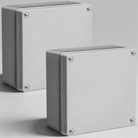 Boîte de jonction électrique étanche OEM ABS/PC JBX-002 IP66, moulage par injection personnalisé 150x150x76.2mm VN;27