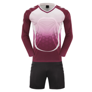 Conjunto de Jersey Acolchado para Portero de Fútbol, Personalizado, Transpirable, con Estampado, Manga Larga, Uniforme de Portero - Product Image 3