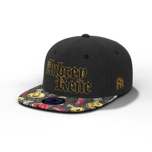 Gorra Snapback Deportiva de 6 Paneles con Visera Negra Estampada y Bordado 3D Personalizado de Alta Calidad, Novedad Top One - Product Image 4