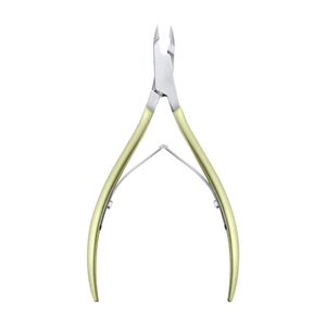 Cortauñas de Acero Inoxidable de Grado Quirúrgico con Doble Resorte y Recubrimiento Dorado Champán de Marca Privada KAAMIR INSTRUMENTS - Product Image 1