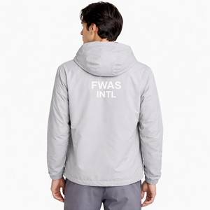 Vestes imperméables unisexes en gros, logo personnalisé, coupe-vent en nylon, softshell, séchage rapide, vestes d'entraînement pour hommes - Product Image 2
