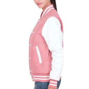 Blousons universitaires tendance 2025 pour femmes avec logo personnalisé – Blousons de baseball respirants pour femmes - Product Image 5