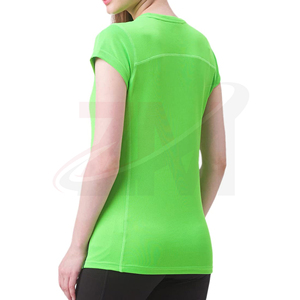 Women Plain Cotton T Shirt Slim Fit Breathable Soft Fabric Casual Summer Daily Wear Minimal Basic Fashion Style - Product Image 3