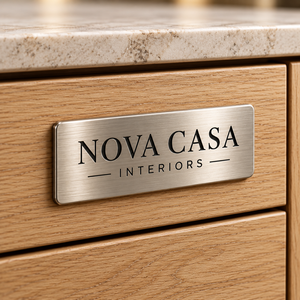Placa de Identificación de Metal Personalizada con Logotipo para Productos de Muebles, OEM, ODM y Marca Personalizada - Product Image 4