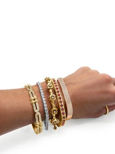 Elegant Gold-Plated Open <b>Cuff</b> Bangle – Adjustable Minimalist <b>Bracelet</b> for Women Premium Sleek <b>Cuff</b> Bangle <b>Bracelet</b> – Modern Adju - Product Image 2