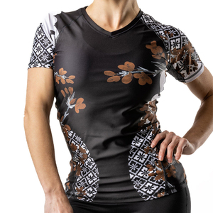 Camiseta de Protección Solar para Mujer, Cómoda, Ligera, de Secado Rápido, Anti-UV, Transpirable, Material de Poliéster y Spandex, Talla Grande, Venta al Por Mayor - Product Image 4